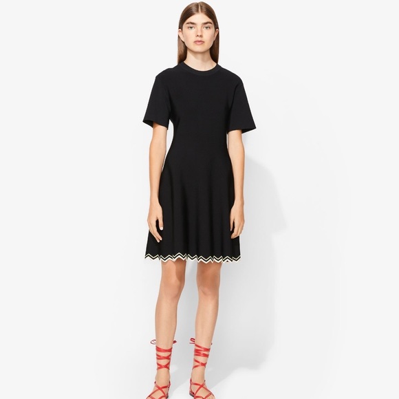 PROENZA SCHOULER ZIG ZAG KNIT DRESS (LIKE-NEW) SZ XS - Picture 2 of 11